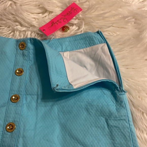 Lilly Pulitzer Kaylie Skorts size 4 brand new with tags beautiful blue Ibiza - Picture 8 of 12